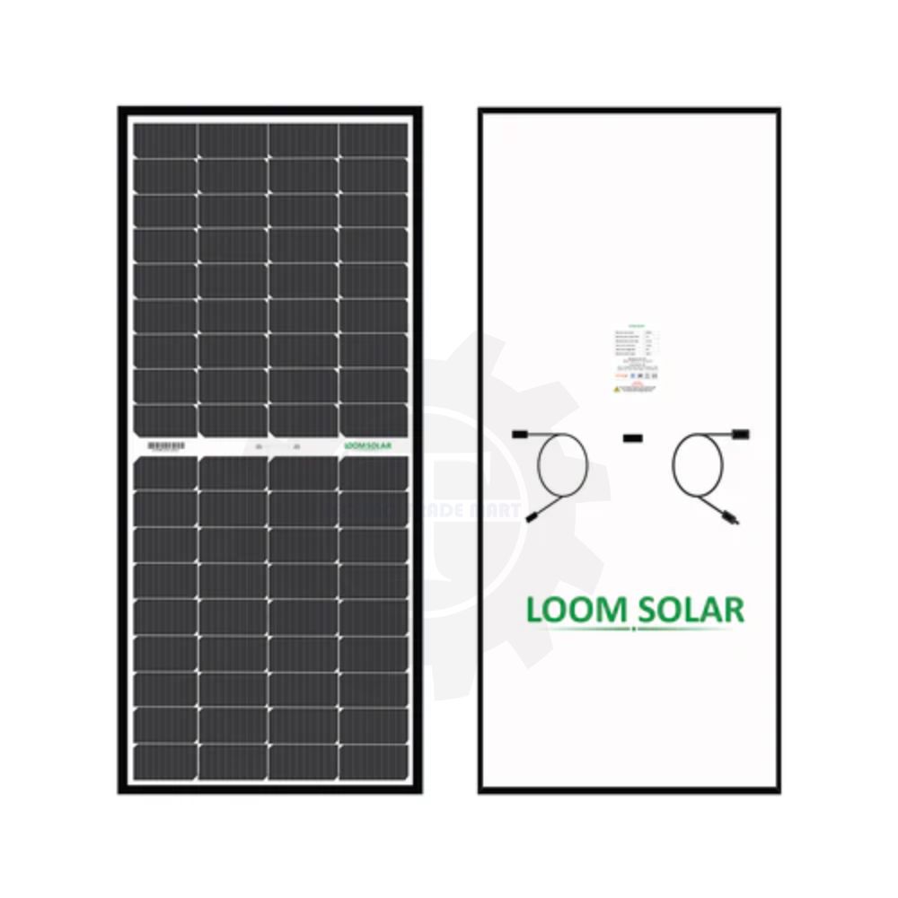 Loom Solar Mono PERC Half Cut 225Wp 12V Solar Panel for Inverter Battery Charging